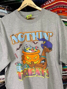 Vintage Cartoon Network Scooby Doo Halloween nothin but treats t shirt